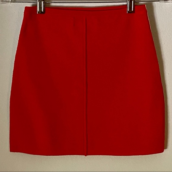 Juicy Couture red wool mini skirt -S - Picture 2 of 6